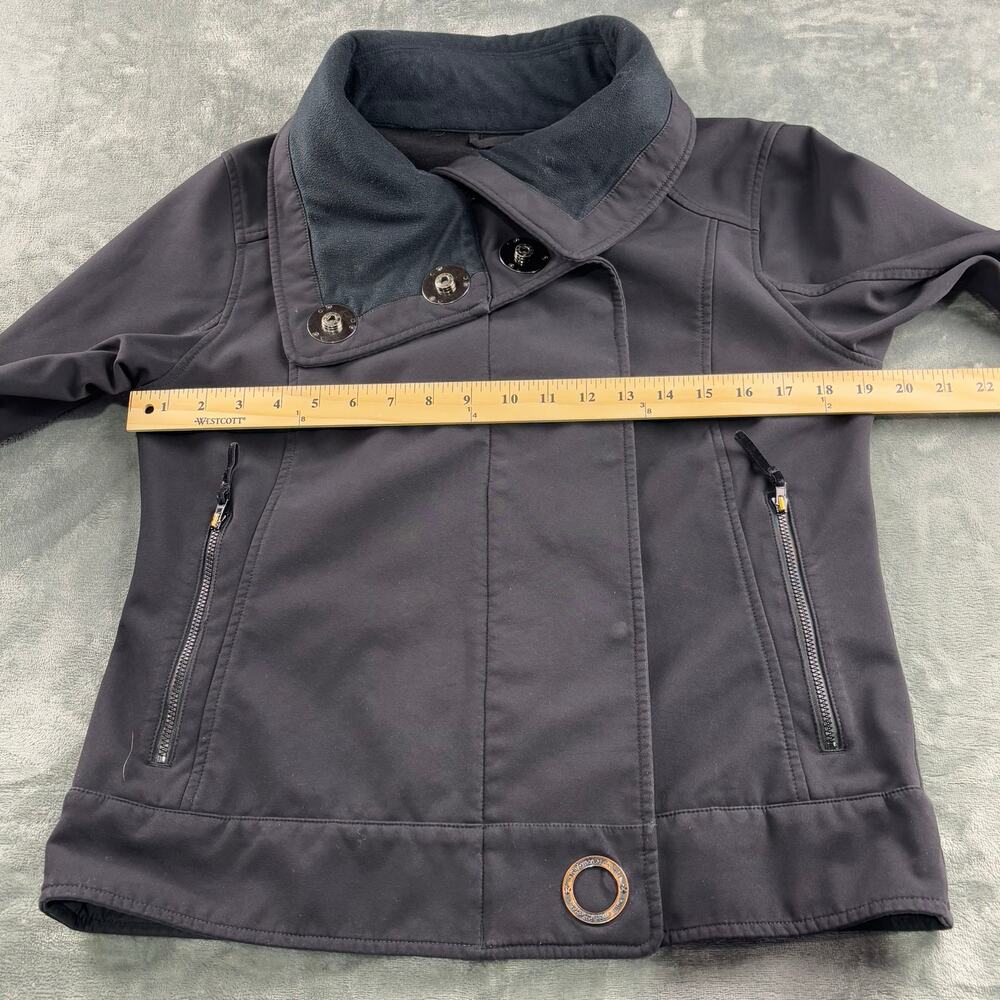 Lululemon Jacket Women 8 Rare Audrey Long Crop Waterproof Athleisure Coat Black - Picture 8 of 13